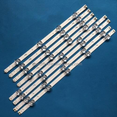 8Piece/Set TV Repair LED Backlight Strip For LG 47LY330C 47LY331C 47LY345C -ZA 47 inchs TV Backlight LED Bands Bars Lamps Strips