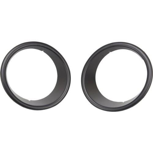 ABS Front Light Headlight Trim Cover Bezels Black Car Accessories for Jeep for Wrangler JK 2007-2017