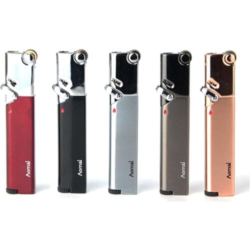Cigarette Accessories Windproof Slim Gas Lighter Women Use Elegant Torch Lighter
