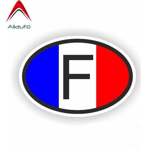 Aliauto Personality Automobile Motorcycle France F Country Code Car Sticker Decoration Decal Accessories Vinyl,12cm*8cm