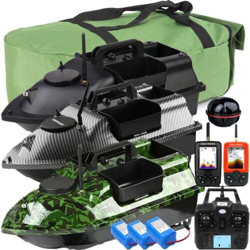 3 Color 3 Hoppers 500M GPS Remote Control Wireless Fishing Bait Boat LCD GPS Fishfinders Remote Control Toy Boat Bait Boat
