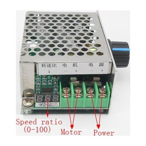 Digital Governor, PWM DC Motor Controller, 6V12V24V36V48V Motor Percentage Tachometer