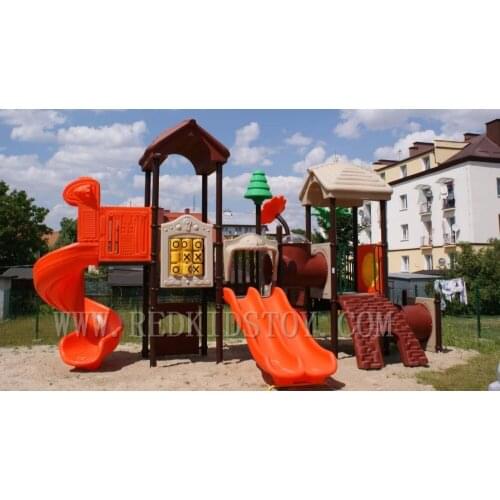 Exported to US Door to Door Service TUV Approved Anti-rust Children Playground Structure HZ-09601B