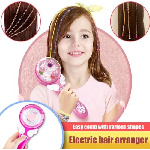 Electric Automatic Hair Braider DIY Stylish Braiding Hairstyle Tool DIY Hairstyle Tool Braid Machine Hair braid Weave Roller Toy