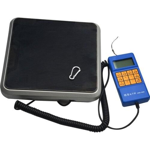 Electronic Scale VES-50A Precision Cold Media Quantitative Fluorine Balance Scale Refrigeration Tools 1pc