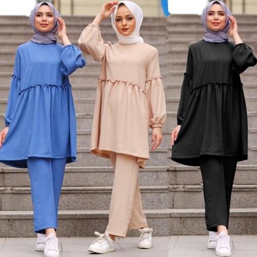 European American Clothing South Africa Dubai Abaya Musulman Ensembles Dress Muslim Sets African Dresses For Women Clothes