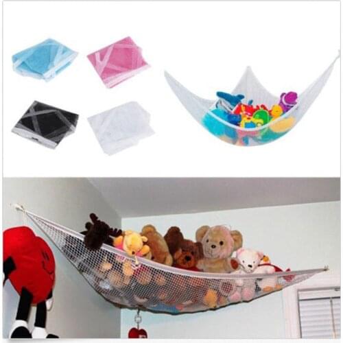 Hammock For children Toy hammock Storage High Quality Baby Bedroom Mesh Bag Child Toy Storage Hammock Suction Cup