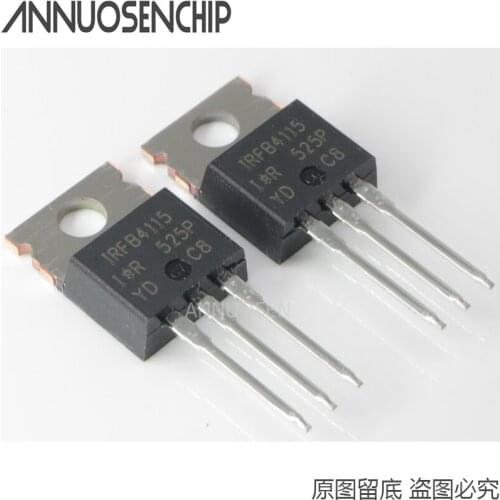 10PCS IRFB4115 IRFB4115PBF FB4115 TO-220 100% new original and in stock free shipping