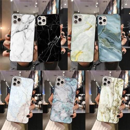 Marble pattern Phone Case For iphone 12 11 Pro Max Mini XS Max 8 7 6 6S Plus X 5S SE 2020 XR cover