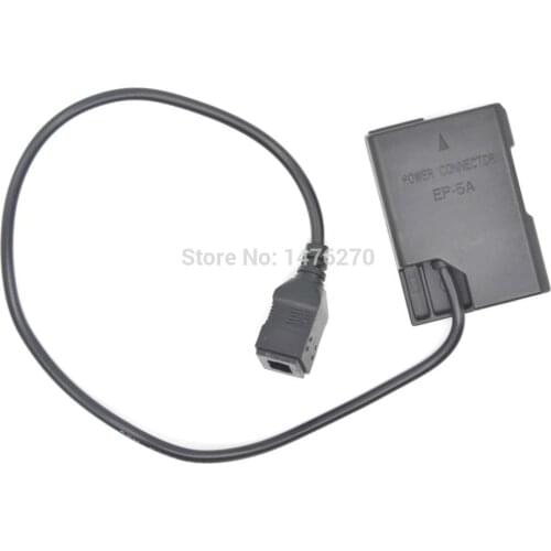 New EP-5A DC Coupler EN-EL14 ENEL14 dummy battery for Nikon P7800 P7100 D5600 D5500 D5300 D5200 D5100 D3400 D3300 D3200 D3100 df
