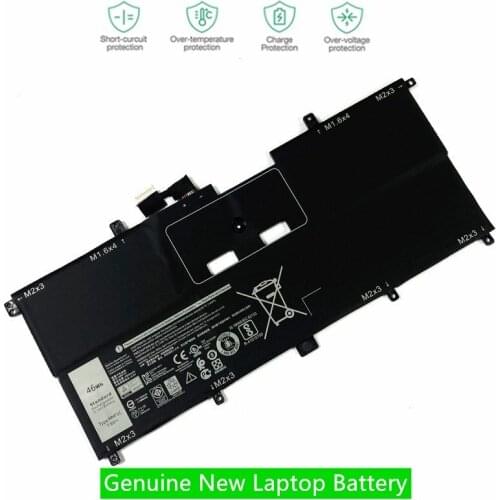 HKFZ NEW Original quality 7.6V 46WH NNF1C HMPFH battery for XPS 13 9365 13-9365-D1605TS