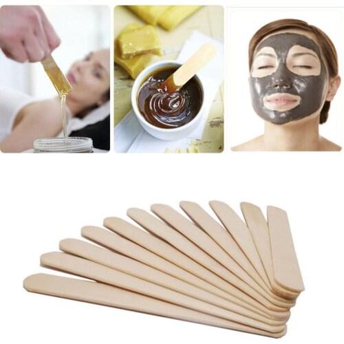 Disposable Wax Applicator Sticks(100Pcs), Large Wide Wood Wax Spatula - Size 15 x 1.7cm/ 5.9 x 0.7 inch