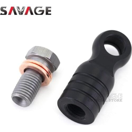 Front Brake Hydraulic Clutch Master Cylinder Screw Converter Brake Oil Hose Bolt Adapter Motorcycle Universal Banjo Bolts