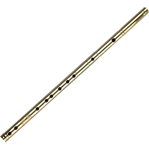 Professional H62 Brass Tube CDEFG Key 8 Holes Flute Chinese Metal Flute Classic Woodwind Musical Instrument