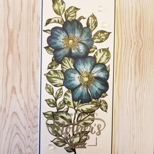 "Happy Mothers' Day" Flowers Transparent Silicone Clear Stamp For Scrapbooking DIY Craft Decoration Soft Stamp New 2021