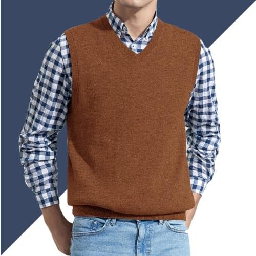 SHOUAI Men's Vests