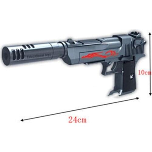 Building Blocks Toy Gun Colt Bolt Desert Eagle Assembly Toy Puzzle Brain Game Model Can Fire Bullets with Instruction Book 6