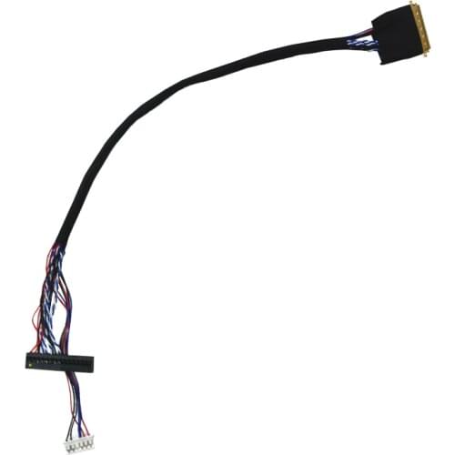 LED 40 pins LVDS Cable I-PEX 20453-20455 40Pin 1ch 6 Bit IPEX 20455 for 15.6 inch 1366x768 B156XW02 LP156WH2 LP156WH4 LTN156AT05