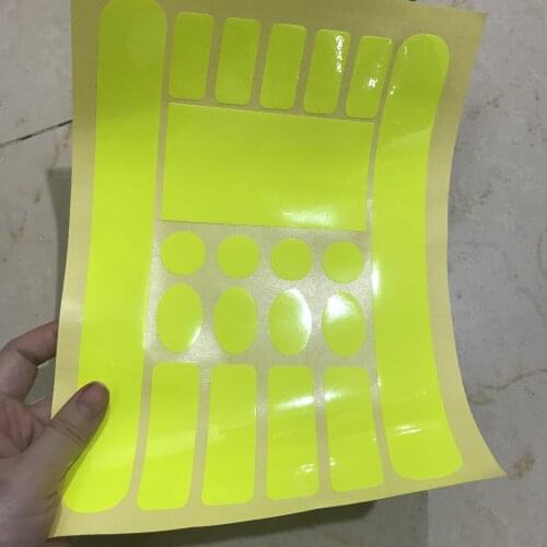 Reflective FD69 Protection Front Fork Sticker Bicycle Cycling Mountain Bike Chain Frame Safety Tape