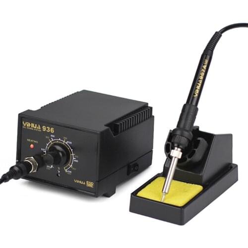 220V Thermostatic Anti-static YIHUA 936 Soldering Station 5 Pin 907A Soldering Iron Handle Original Products