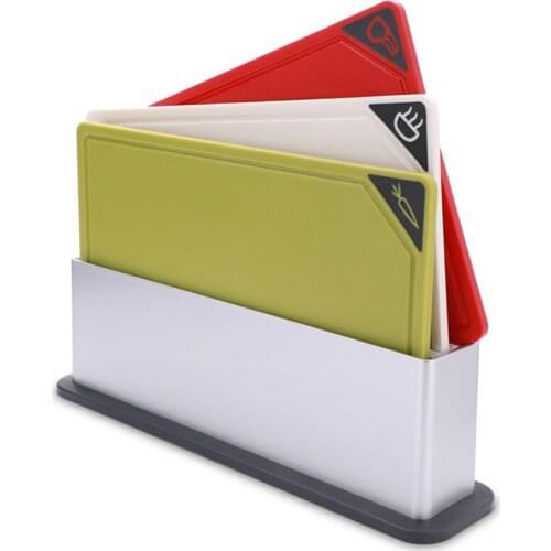 Versatile Plastic Slip Cutting Board Kitchen Cutting Board Classification Tools Plastic Sheet Original three Sets kitchen tools