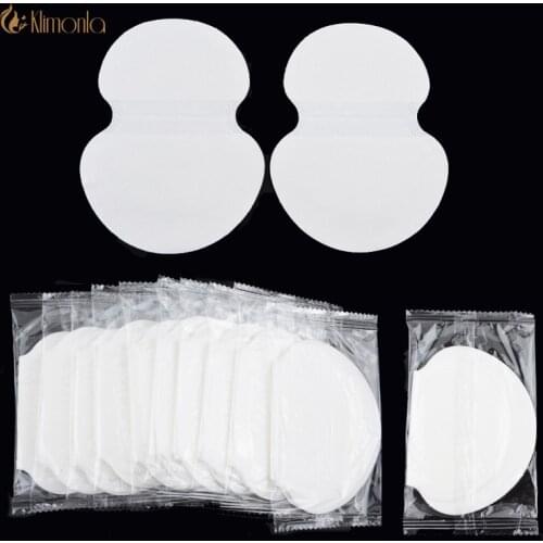 100Pcs Summer Disposable Underarm Armpit White Sweat Pads New For Women Mens Clothing Sticker Absorbing Pads For Armpits