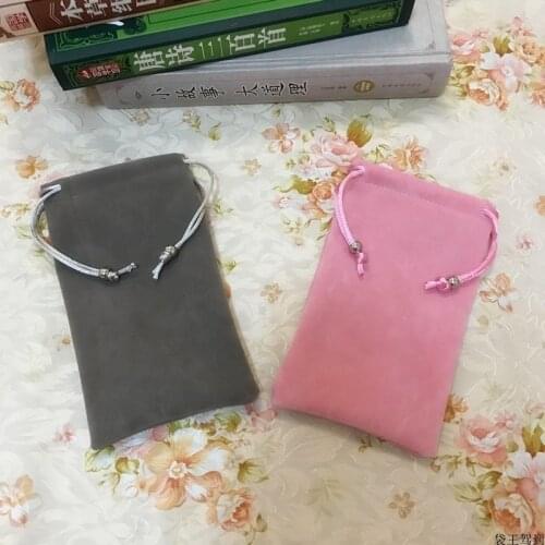 100pcs/lot HIgh quality velvet jewelry bags wholesale custom gift pouches for jewelry packaging,cheap drawstring bags for gift