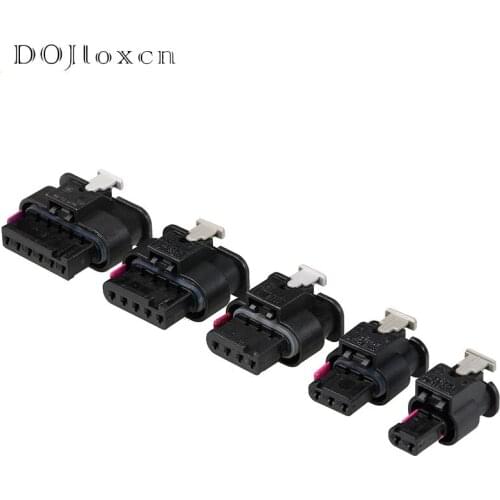 10 Sets 2 3 4 5 6Pin For VW Audi Impact Sensor Blck Connector Waterproof Plug 4F0973702 4F0973703 4F0973704 4F0973705 4F0973706