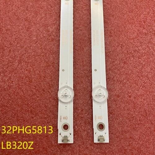 2pcs/set LED bar 5LED for Ph 32inch Tv 32PHG5813/78 32PHG5813 CEJJ-LB320Z-5S1P-M3030-F-2