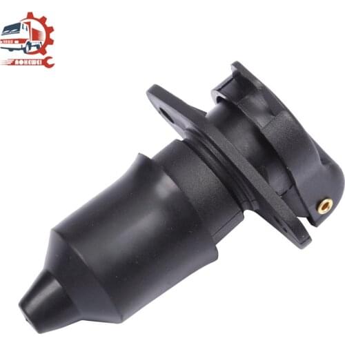 AOHEWEI 3 Pin Trailer Socket Connector 12V 3 Pole Plug Interface Adapter for Car Electronics Semi-Trailer Caravan Truck Vehicle