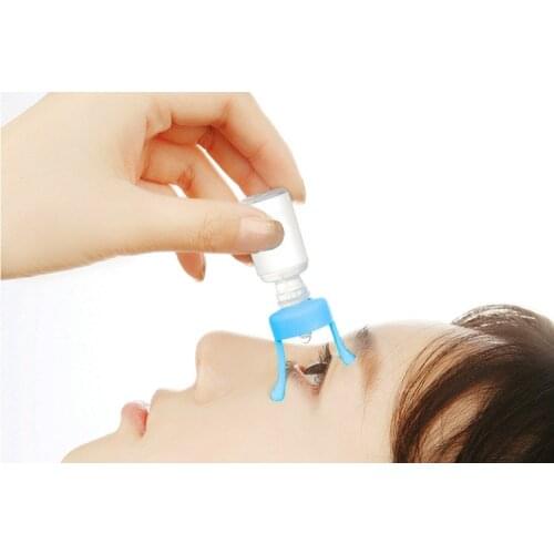 3Pcs/Lot Professional Silicone Eye Drop Bottle Helper Eyedrops Holder Drop Clear Eye Redness Fatigue Relief Eyestrain