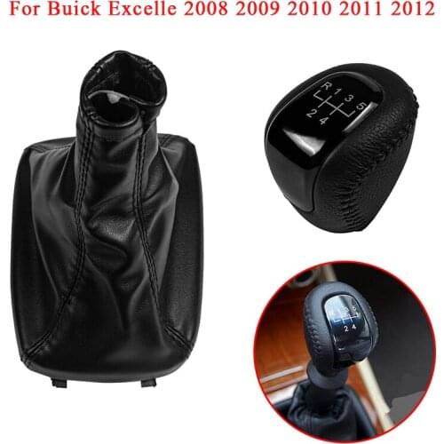 5 Speed Car Manual Gear Shift Knob Head Lever Shifter Gaiter Boot Cover Case Collar for Buick Excelle 2008 2009 2010 2011 2012