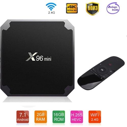 Android TV Box 7.1 1G8G 2G16G Smart x96mini 4K Youtube Google Netfix Media player My Family Cinema Set Top Box Fast Shipping