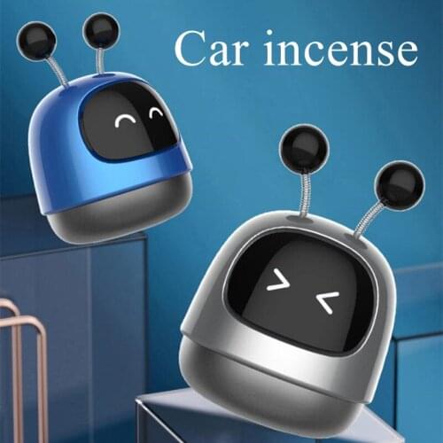 Aromatherapy Car Cute Shaking Head Robot Perfume Lasting Light Fragrance Car Highend Interior Learning Work Refreshing Fresh Air