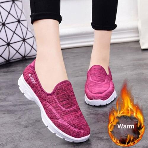 Winter Casual Warm Fur Ballet Flats Women Loafers Womens Flat Shoes Ladies Sneakers Tennis Female Basketball Luxury Woman