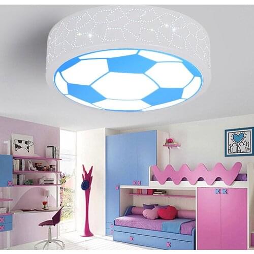 Childrens room light led Ceiling Lights men and women warm bedroom cartoon cute basketball football creative led lamp LU728312