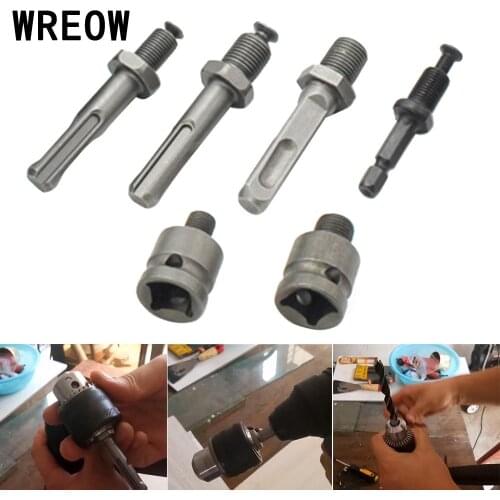 1 PCS Hex Shank Drill Chuck Adaptor Power Wrench Conversion Adaptor Core Bits 6 Types Hand Tools Accessories Hight Quality