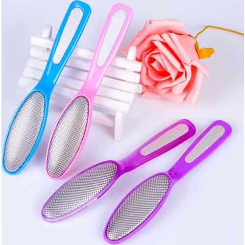 Shopping Stainless Steel Foot File Callus Dead Skin Remover File Exfoliating Pedicure Foot Care Tool SMJGood