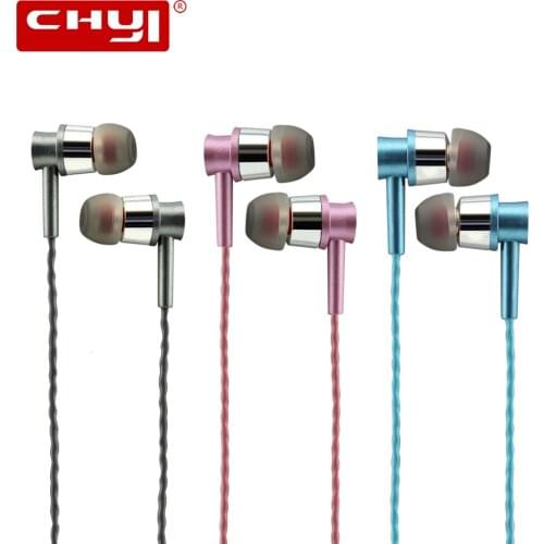 CHYI Wired In-Ear Earphone 3.5mm Line Type Music Headset Earphones With Microphone Fone De Ouvido For Xiaomi IPhone Phone