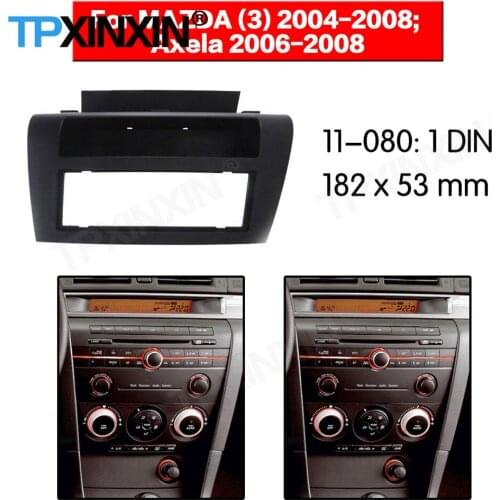 2 DIN Car DVD Player Frame For Mazda 3 2004 2005 2006 2007 2008 Axela 2006 2007 2008 Radio Multimedia Navigation Fitting Fascia