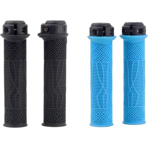 2Pair ODI MTB Handlebar Grips Silica Gel Handlebar Anti-Skid Shock-Absorbing Soft Mountain Bicycle Grip 9 & 2