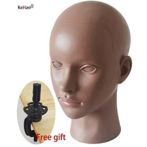 Blind African Bald Maniquin head Training Head Without Hair For Making Wig Hat Display Cosmetology Manikin Head Female Dolls
