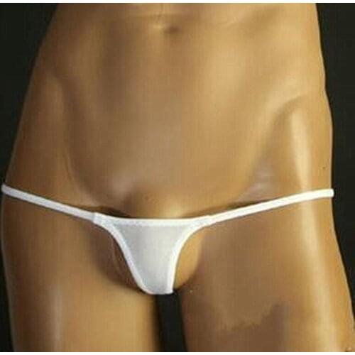 Mens sexy bikini thongs Underwear Men Silky Thong Underwears gay man underwear male T-back underpants