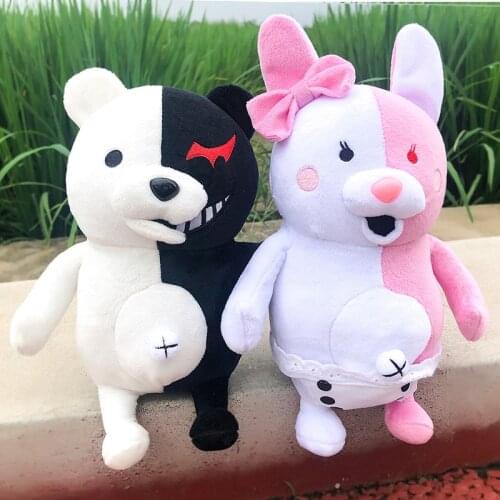 Japanese Game Cartoon Danganronpa 2 Goodbye Despair Monokuma Monomi 25cm Cosplay Toy Anime Stuffed & Plush Doll