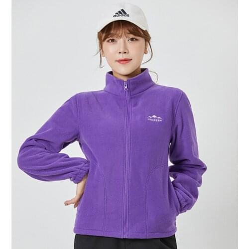 Woman Jacket Autumn & Winter Women Fleece Stand Collar Zipper Coat Mujer Chaqueta Streetwear Dropshipping Warm Coat