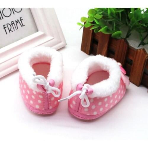 Winter Sweet Newborn Baby Girls Boys Princess Winter First Walkers Soft Soled Infant Toddler Kids Girl Boy Footwear 121