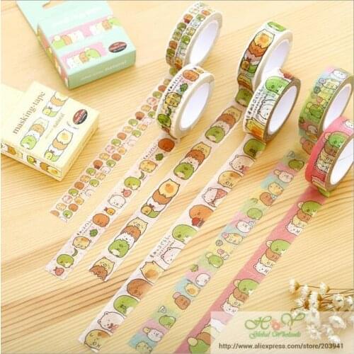 1pcs/lot 10M Japan Cartoon characters series Masking Tape DIY adhesive tape decorate Stationery