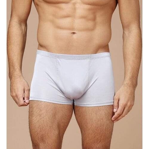 1PC 100% Mulberry Silk Mens Underwear Boxer Plus Size L XL 2XL 3XL HY008