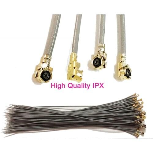 100 pcs Gray 1.13 IPX u.fl IPEX Female Single-head Connector RF Pigtail Coax Cable 20cm IPX 1.13mm Cable