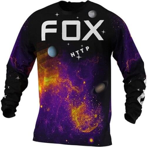 2021 Mens Downhill Jerseys HTTP Fox Mountain Bike MTB Shirts Offroad DH Motorcycle Jersey Motocross Sportwear Clothing FXR Bike